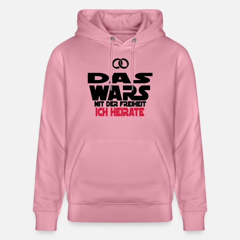 das wars ich heirate - Stanley/Stella Unisex Bio-Hoodie CRUISER  - Lila Traum