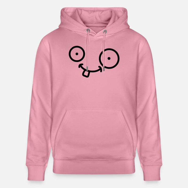 Funny Comic Face - Sweat à capuche bio CRUISER Stanley/Stella Unisexe - lilas onirique