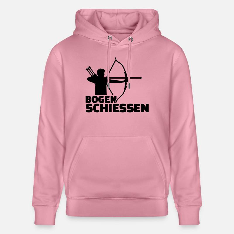 Bogenschießen - Stanley/Stella Unisex Bio-Hoodie CRUISER - Lila Traum