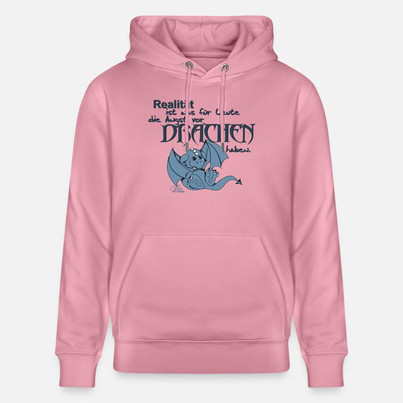 La réalité est ... - Sweat à capuche bio CRUISER Stanley/Stella Unisexe - lilas onirique