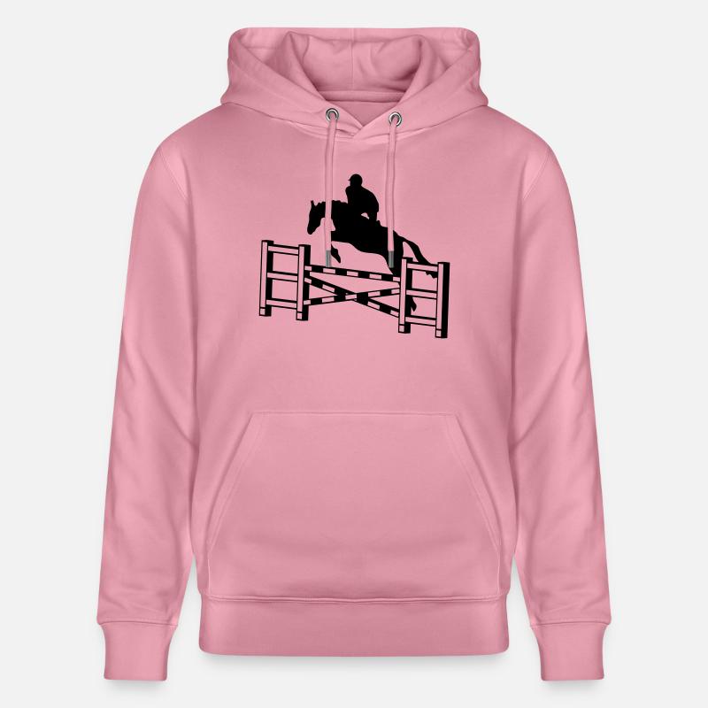 sauter de cheval obstacle_c1 - Sweat à capuche bio CRUISER Stanley/Stella Unisexe - lilas onirique