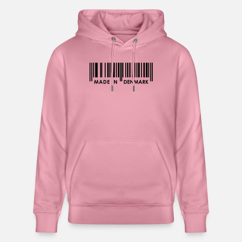 Stregcode Made in Denmark / Danmark - Stanley/Stella CRUISER økologisk unisex-hoodie - lilla drøm