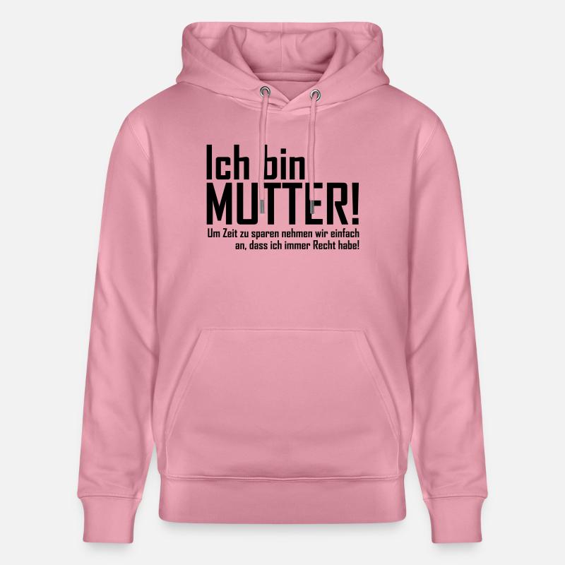 ich bin mutter - Stanley/Stella Unisex Bio-Hoodie CRUISER  - Lila Traum