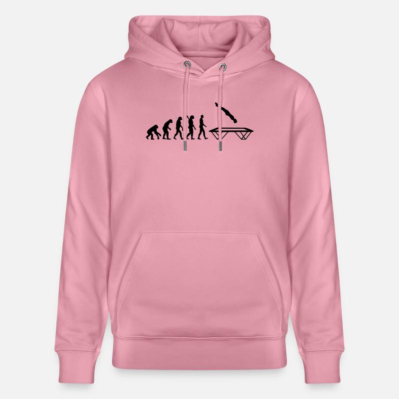 Evolution Trampoline - Sweat à capuche bio CRUISER Stanley/Stella Unisexe - lilas onirique