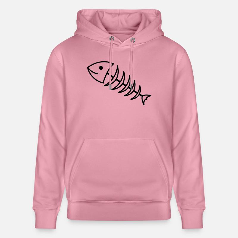 fischgraete1 - Sweat à capuche bio CRUISER Stanley/Stella Unisexe - lilas onirique