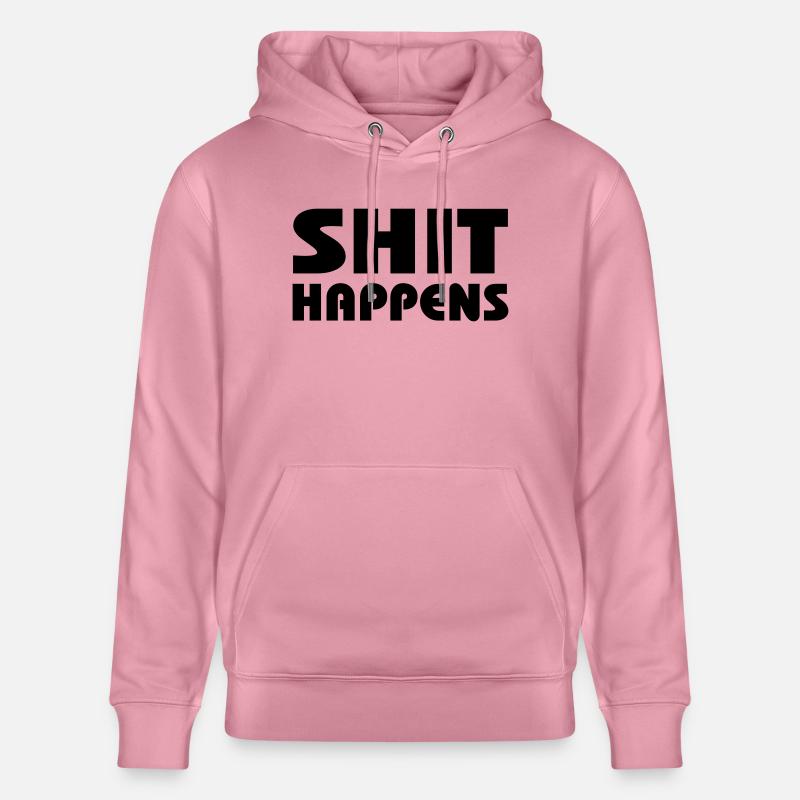 Shit happens - Stanley/Stella Unisex Bio-Hoodie CRUISER - Lila Traum