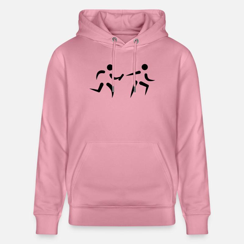 Course relais - Sweat à capuche bio CRUISER Stanley/Stella Unisexe - lilas onirique