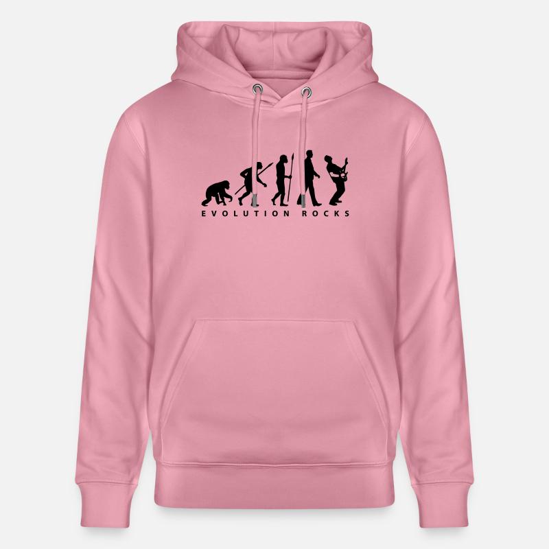 evolution_rocks_032012_g1c - Sweat à capuche bio CRUISER Stanley/Stella Unisexe - lilas onirique