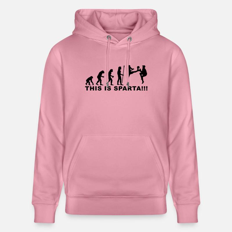 evolution_soccer2 - Sweat à capuche bio CRUISER Stanley/Stella Unisexe - lilas onirique