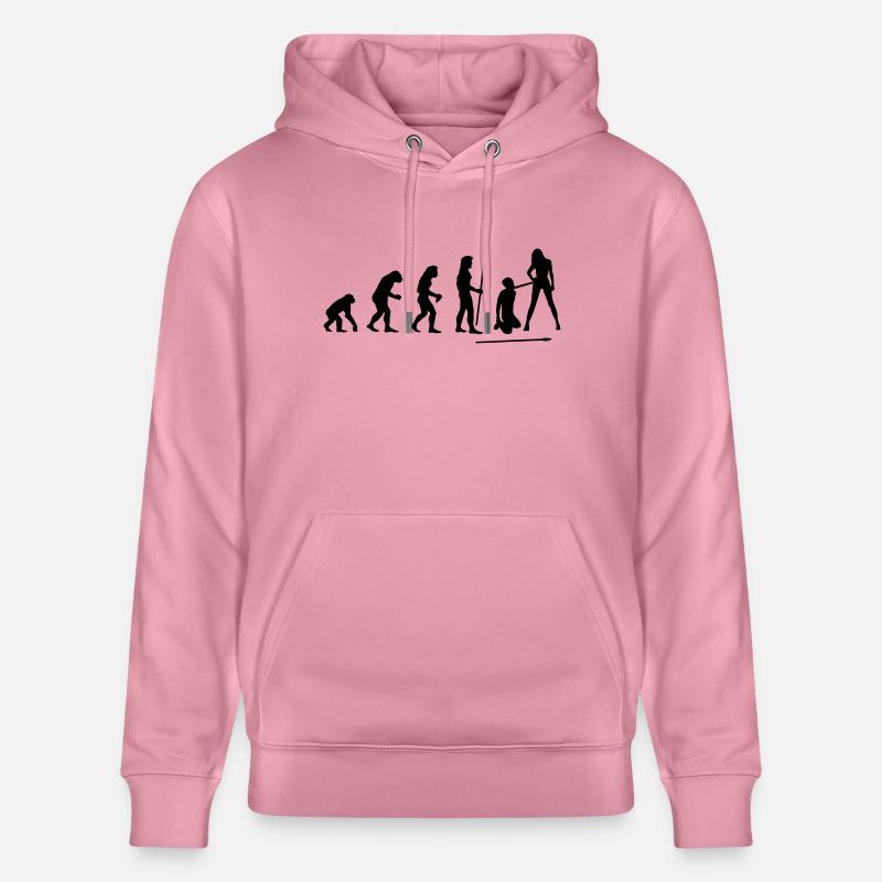 evolution_wedding1 - Stanley/Stella Unisex Bio-Hoodie CRUISER  - Lila Traum