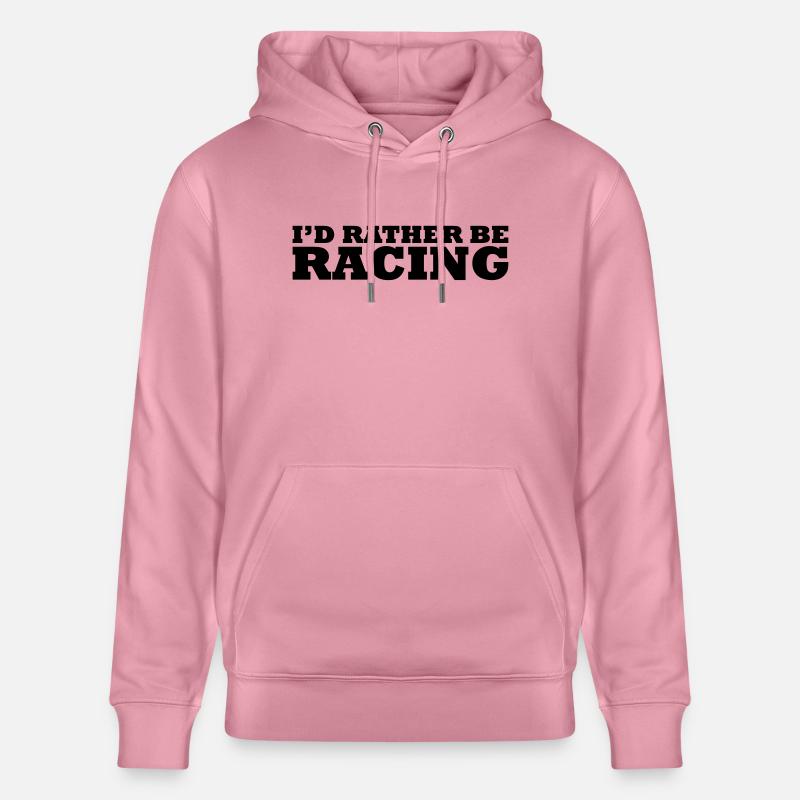I'd rather be racing - Sweat à capuche bio CRUISER Stanley/Stella Unisexe - lilas onirique