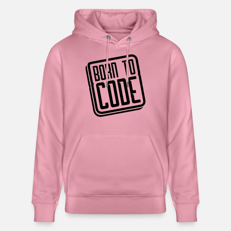 logo born to code - Stanley/Stella Unisex Bio-Hoodie CRUISER  - Lila Traum
