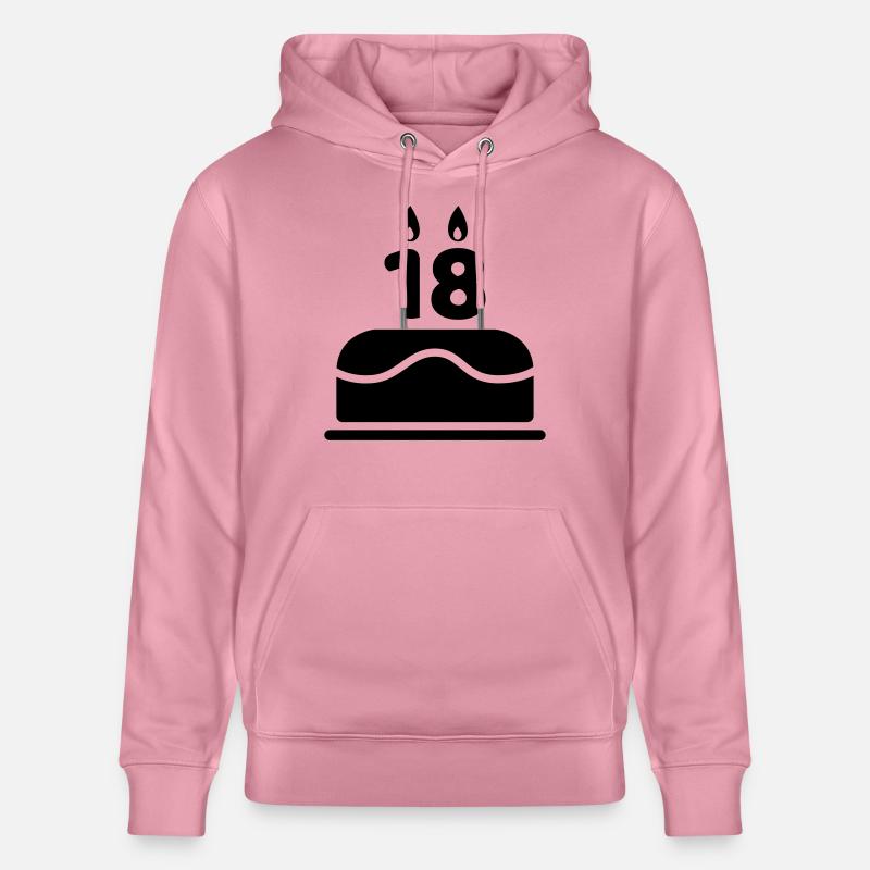 18. Gâteau d'anniversaire - Sweat à capuche bio CRUISER Stanley/Stella Unisexe - lilas onirique