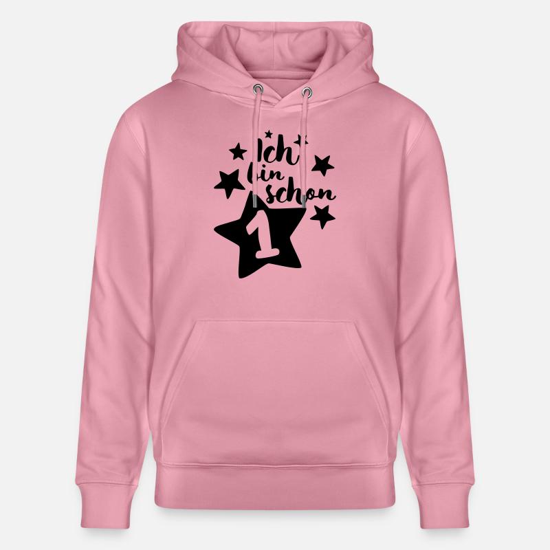 Ich bin schon Eins! - Stanley/Stella Unisex Bio-Hoodie CRUISER  - Lila Traum
