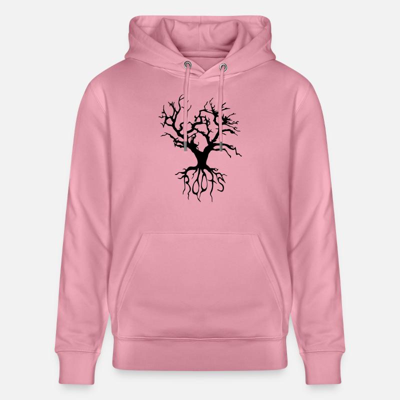 tree_vec_1 de - Stanley/Stella Unisex Bio-Hoodie CRUISER  - Lila Traum