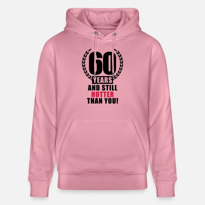 60_years_still_hotter_t2 - Sweat à capuche bio CRUISER Stanley/Stella Unisexe - lilas onirique