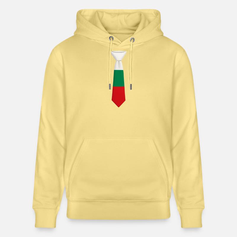 Cravate Bulgarie – Conception du drapeau - Sweat à capuche bio CRUISER Stanley/Stella Unisexe - jaune viva 