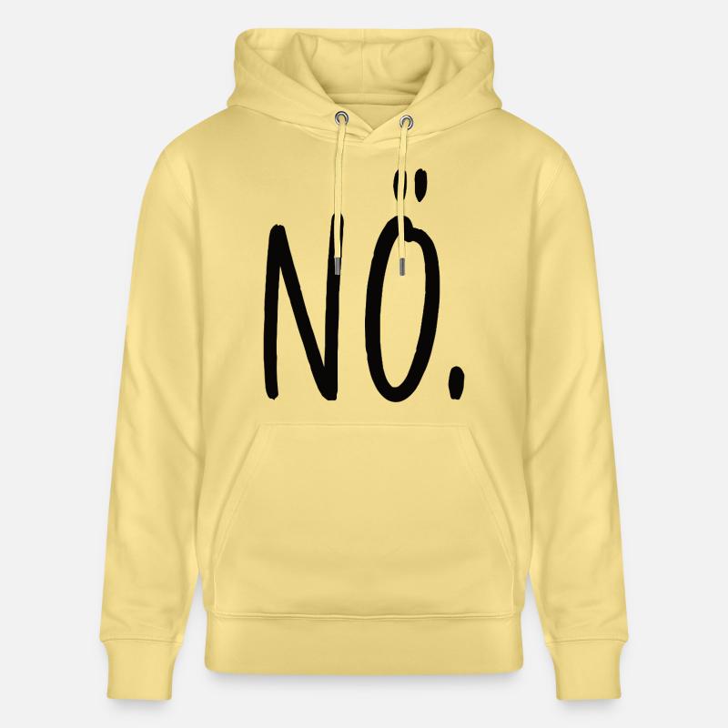 Non, affirmation, tout simplement non - Sweat à capuche bio CRUISER Stanley/Stella Unisexe - jaune viva 