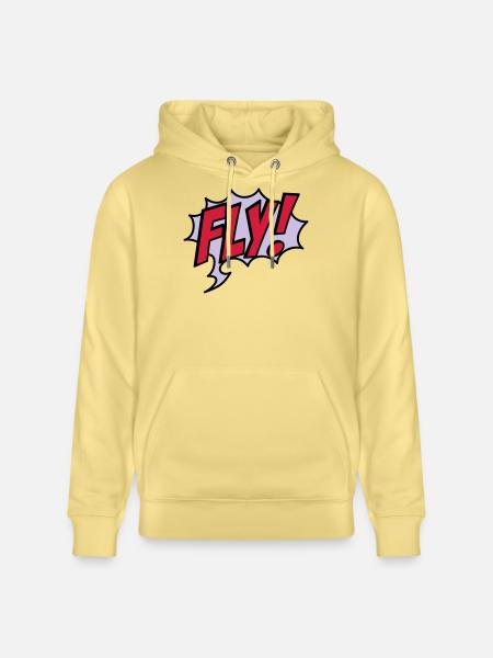 2541614 15932863 fly - Stanley/Stella CRUISER Unisex Organic Hoodie - viva yellow 