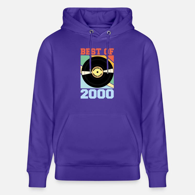 Le meilleur de 2000 - Sweat à capuche bio CRUISER Stanley/Stella Unisexe - purple love 