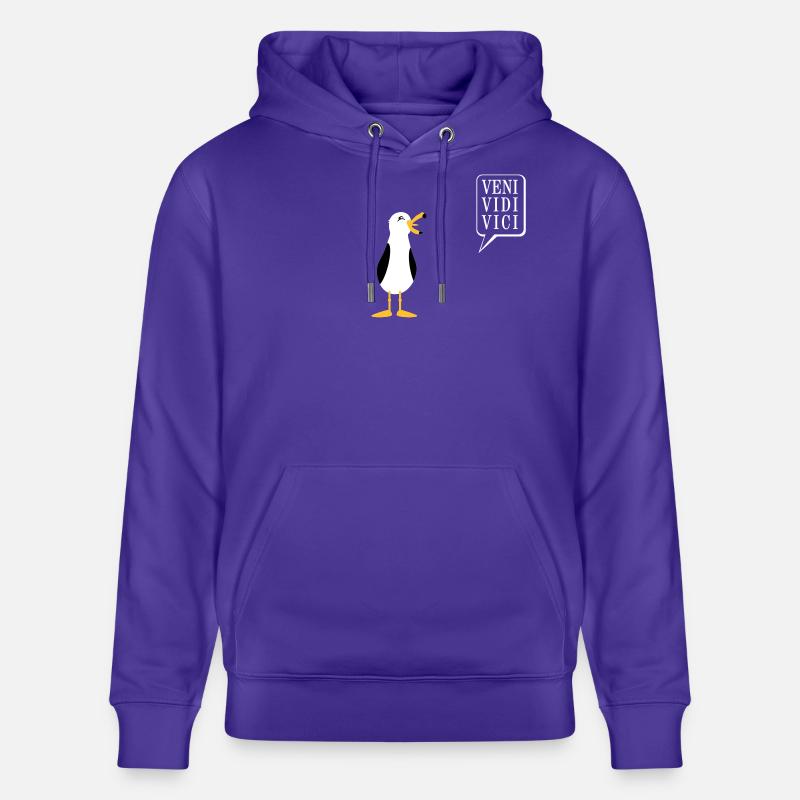 Seagull / Seagull (3c) - Sweat à capuche bio CRUISER Stanley/Stella Unisexe - purple love
