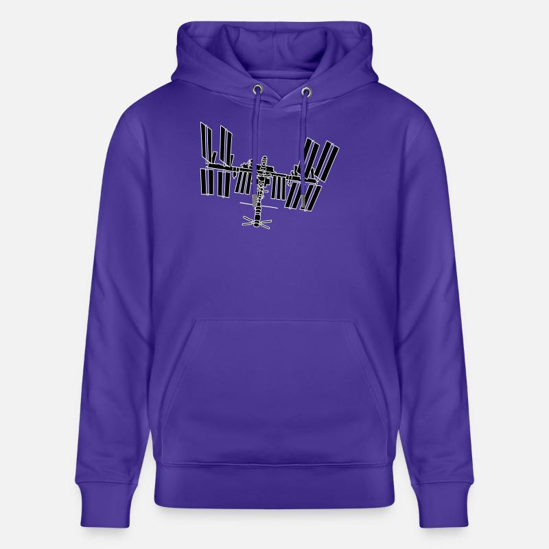 Station spatiale ISS 2 - Sweat à capuche bio CRUISER Stanley/Stella Unisexe - purple love 