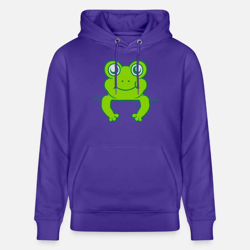 Bouclier Wall Frog Comic - Sweat à capuche bio CRUISER Stanley/Stella Unisexe - purple love 