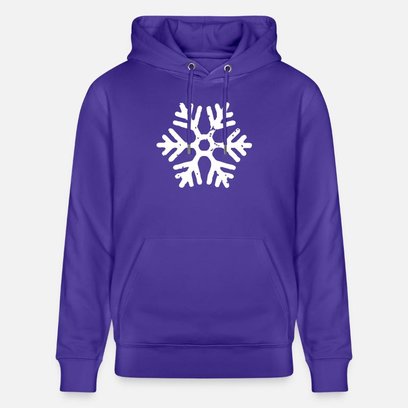 flocon de neige - Sweat à capuche bio CRUISER Stanley/Stella Unisexe - purple love 