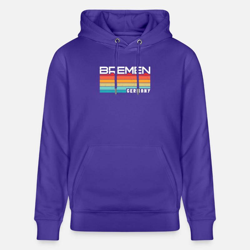 Bremerin Bremer Brême - Sweat à capuche bio CRUISER Stanley/Stella Unisexe - purple love 