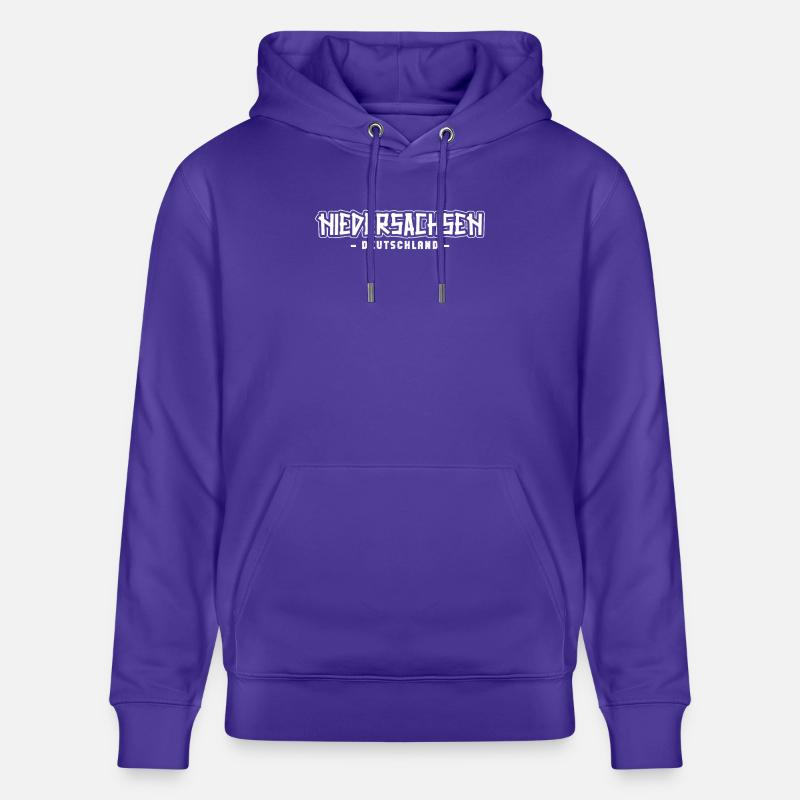 Basse-Saxe Basse-Saxe Basse-Saxe - Sweat à capuche bio CRUISER Stanley/Stella Unisexe - purple love 