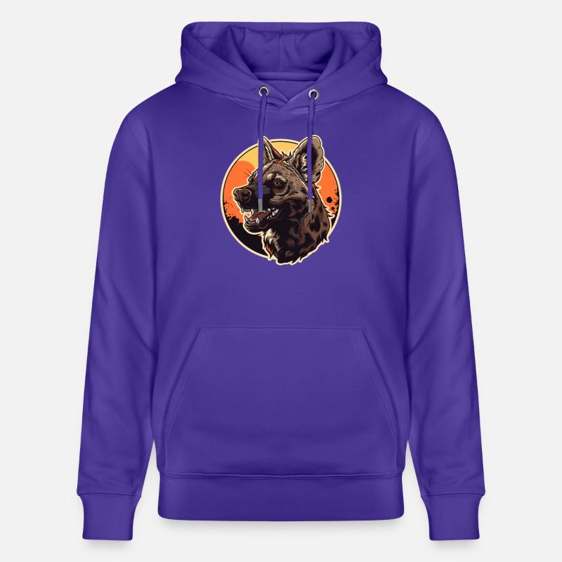 Loups d’Aardwolf - Sweat à capuche bio CRUISER Stanley/Stella Unisexe - purple love 