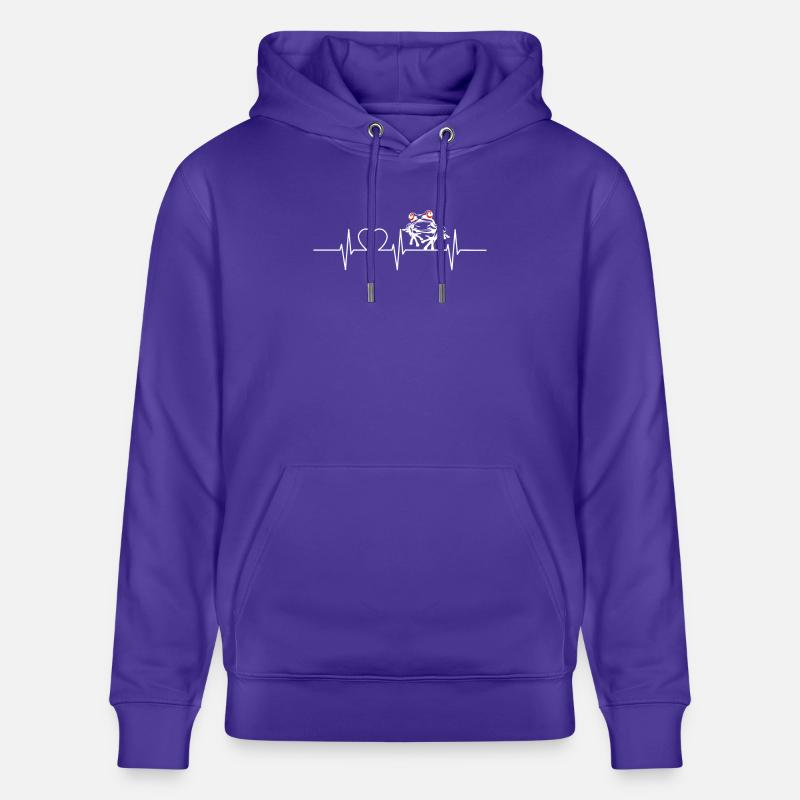Rainette Baumfrösche Baumfrosch - Sweat à capuche bio CRUISER Stanley/Stella Unisexe - purple love 