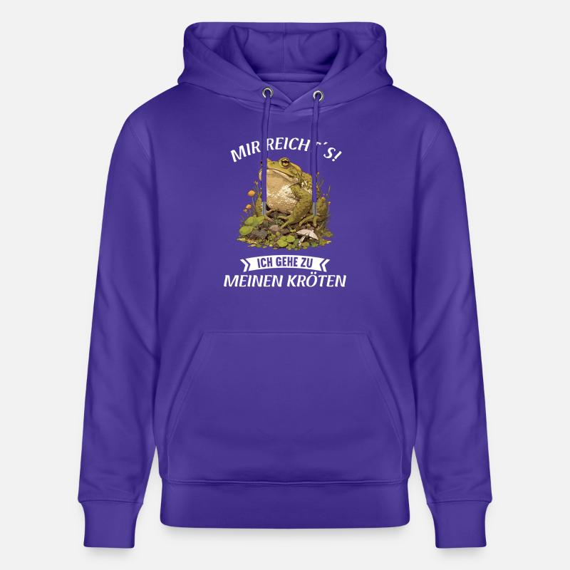 Toad Toads Toad - Stanley/Stella CRUISER Unisex Organic Hoodie - purple love 