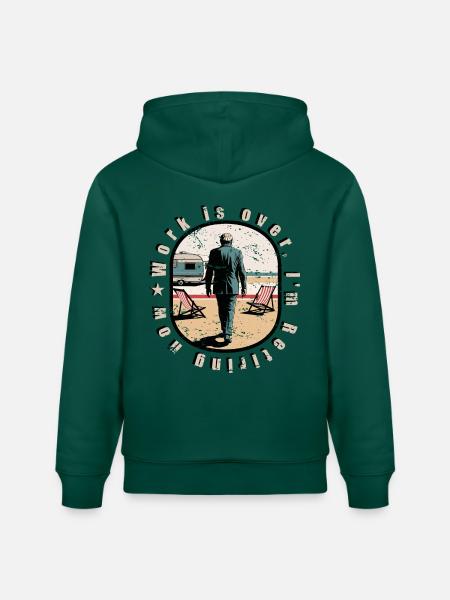 Rentner im Ruhestand - Stanley/Stella Unisex Bio-Hoodie CRUISER  - Forest