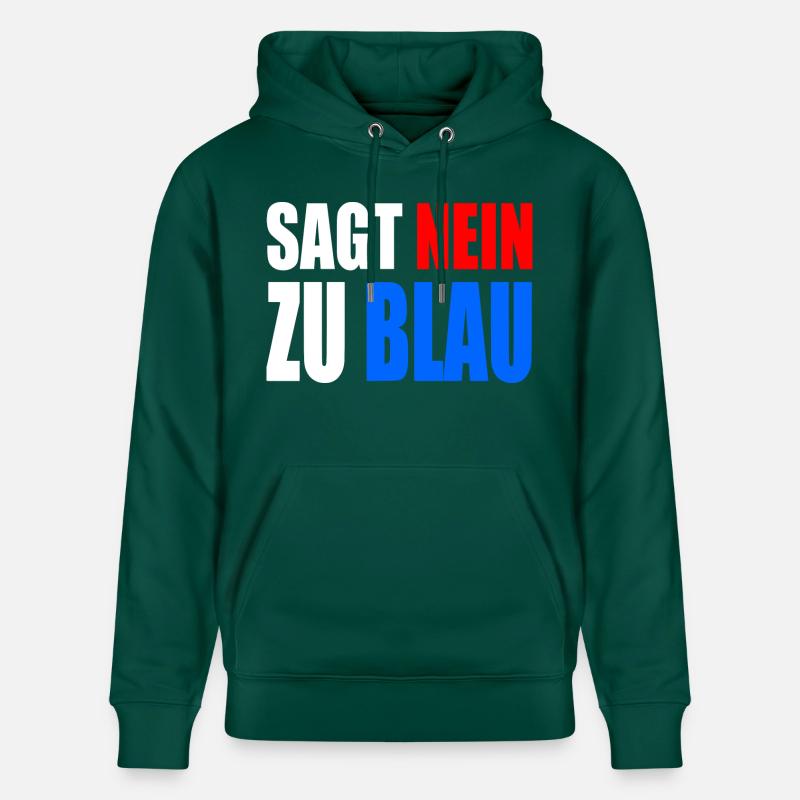Dites non au bleu - Sweat à capuche bio CRUISER Stanley/Stella Unisexe - forêt