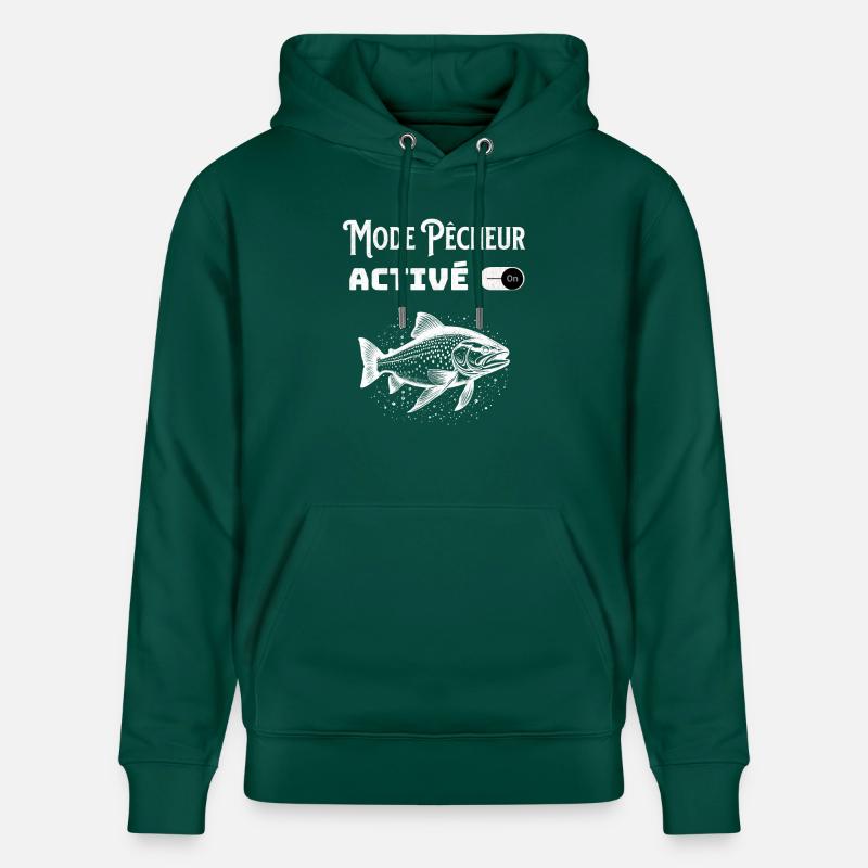 Mode pêcheur activé - Sweat à capuche bio CRUISER Stanley/Stella Unisexe - forêt