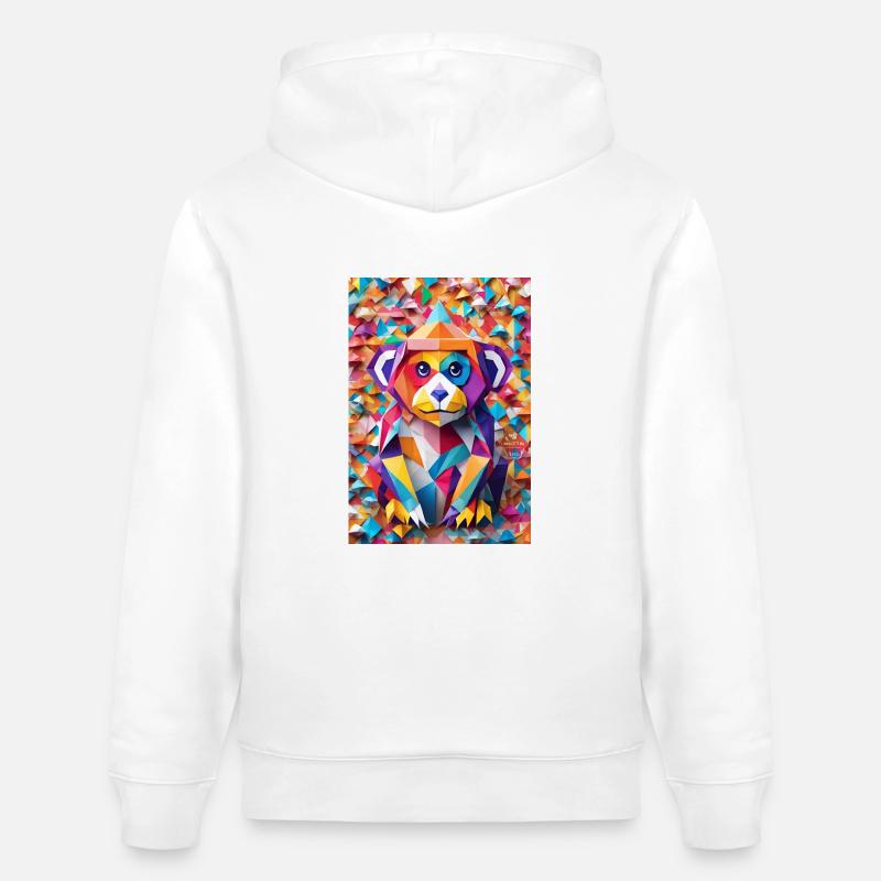 Bébé singe - Sweat à capuche bio CRUISER Stanley/Stella Unisexe - blanc