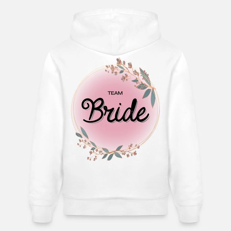 Équipe Bride4 - Sweat à capuche bio CRUISER Stanley/Stella Unisexe - blanc
