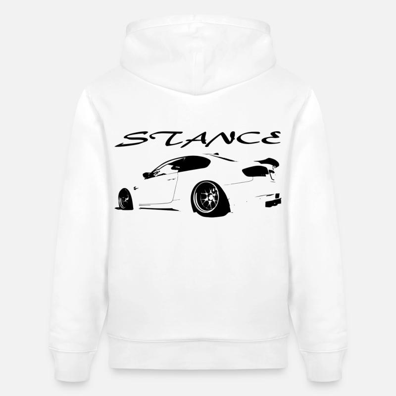 position - Sweat à capuche bio CRUISER Stanley/Stella Unisexe - blanc