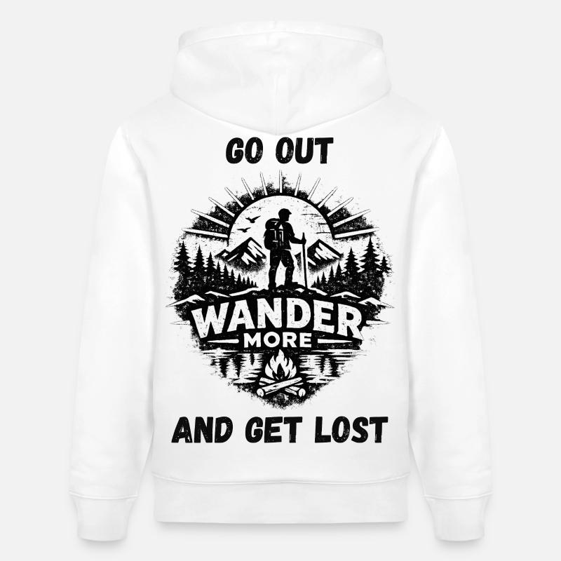 Explorer plus de contenu - Sweat à capuche bio CRUISER Stanley/Stella Unisexe - blanc