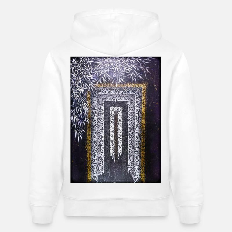Calligraffiti - Tor (dunkel) - Stanley/Stella Unisex Bio-Hoodie CRUISER - Weiß