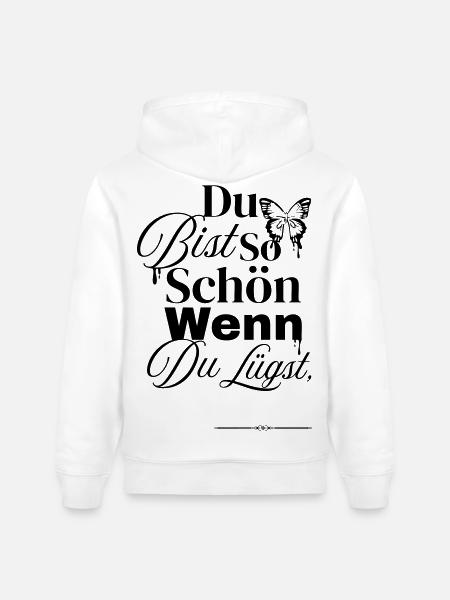 So nice when you lie - Stanley/Stella CRUISER Unisex Organic Hoodie - white