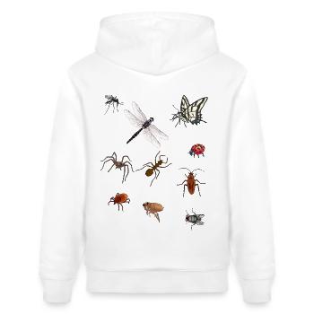 Nature nature nature nature nature faune forêt enfants - Sweat à capuche bio CRUISER Stanley/Stella Unisexe - blanc - Dos - Alina (178cm)