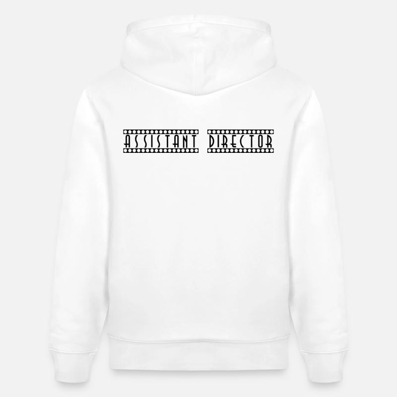 Assistant_Director - Sweat à capuche bio CRUISER Stanley/Stella Unisexe - blanc