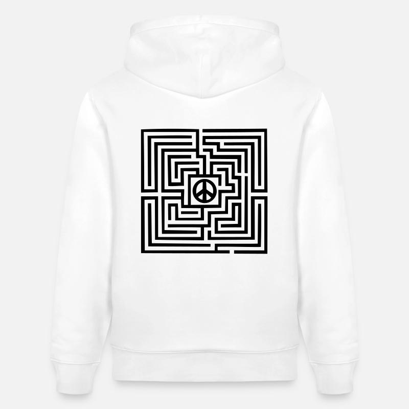 Peace - Stanley/Stella Unisex Bio-Hoodie CRUISER  - Weiß