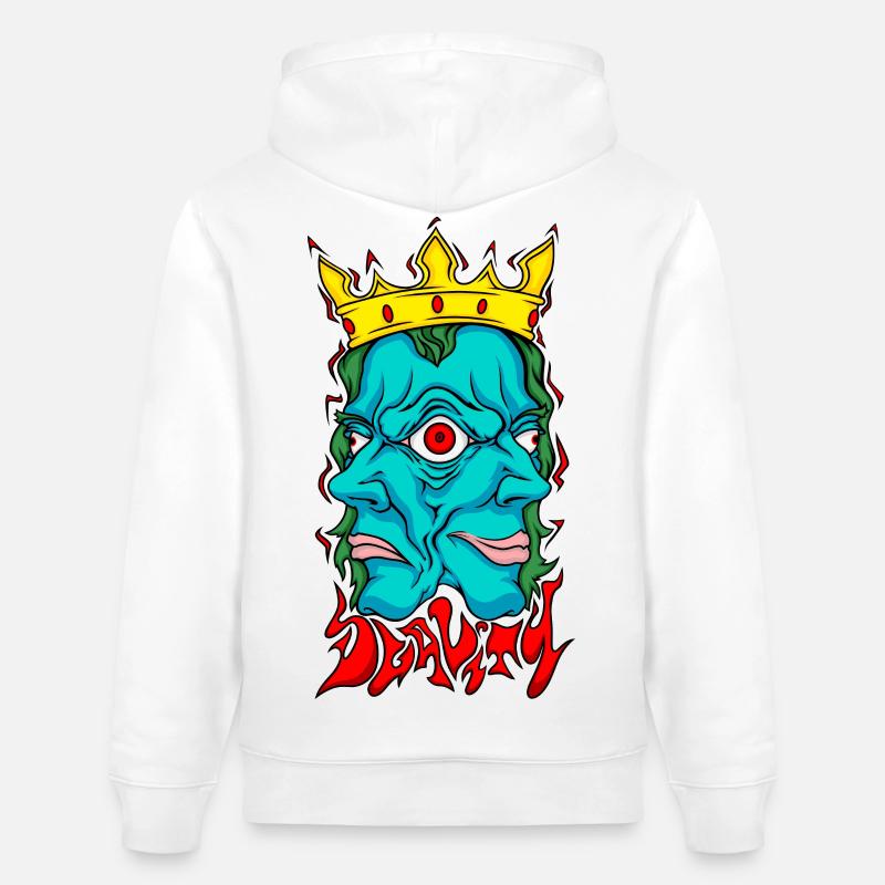 Dualité II - Sweat à capuche bio CRUISER Stanley/Stella Unisexe - blanc