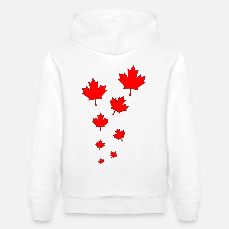 canada style - Sweat à capuche bio CRUISER Stanley/Stella Unisexe - blanc