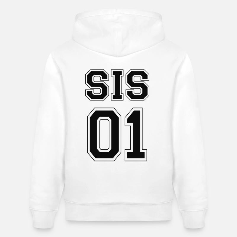 SIS 01 - Black Edition - Sweat à capuche bio CRUISER Stanley/Stella Unisexe - blanc