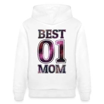 meilleure maman - Sweat à capuche bio CRUISER Stanley/Stella Unisexe - blanc - Dos - Alina (178cm)