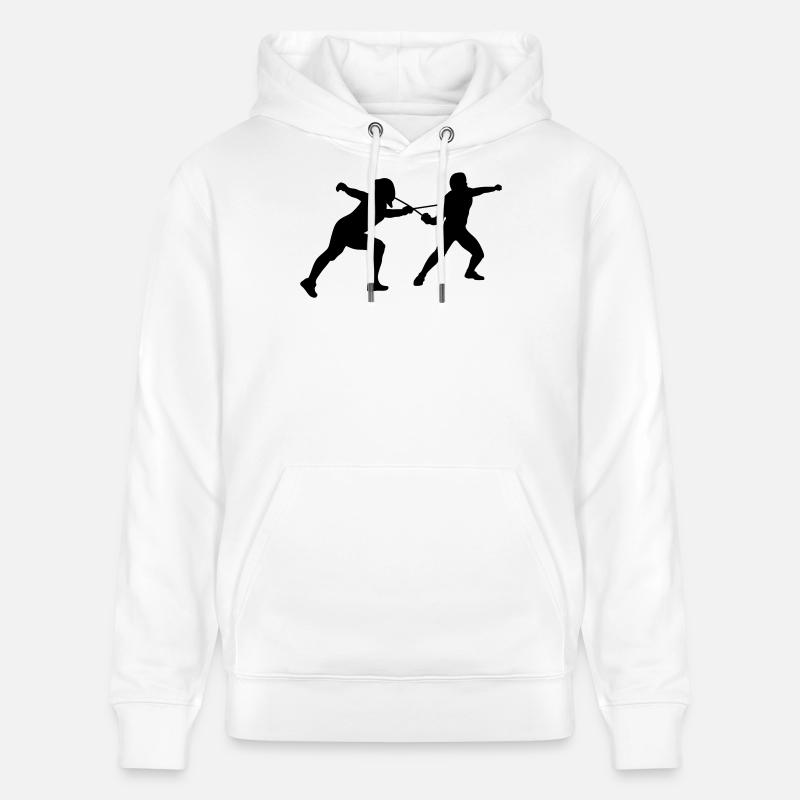 fechten - Stanley/Stella Unisex Bio-Hoodie CRUISER  - Weiß
